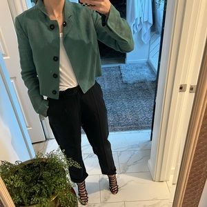 Vintage Chloé silk linen cropped jacket
